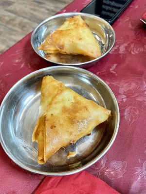 Samosa  at Thenga Cafe in London