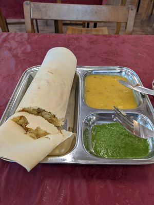 Masala dosa at Thenga Cafe in London