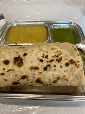 Paratha   at Thenga Cafe in London