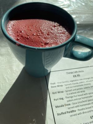 all vegans (and other humans) unite and go here!!  at Thenga Cafe in London