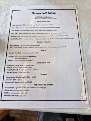  at Thenga Cafe in London