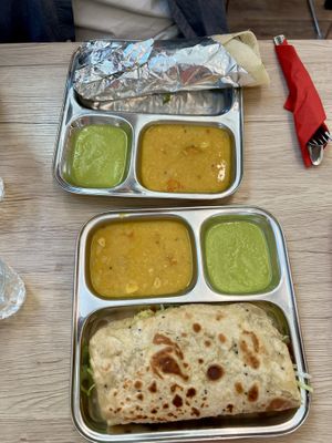 Two set meals   at Thenga Cafe in London