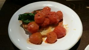 Bruscetta with tomatoes  at Zizzi - High St in Cardiff