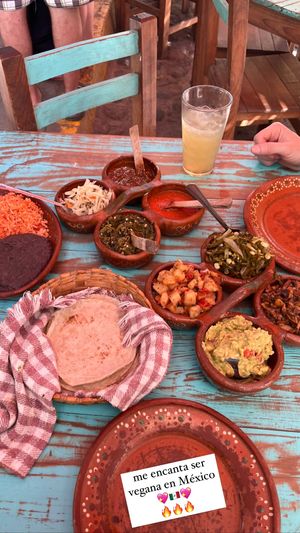 Vegan plate!  at Yeikame in Sayulita