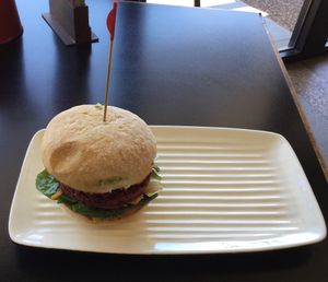 vegan burger at Grill'd in Toowoomba