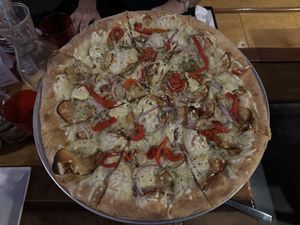 Vegan Tony Clifton  at Pizza J in Providence