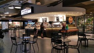 Exterior (inside underpass) at Caffe Spettacolo in Bern