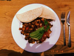 Tex mex, very tasty such a big portion size!! at Blu Jam Cafe - Daikanyama in Tokyo