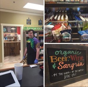 organic beer wine and sangria  at The Juice Hive  in Bluffton