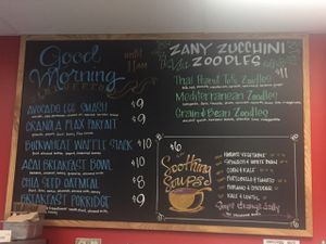 Breakfast, Zoodles and Soup  at The Juice Hive  in Bluffton