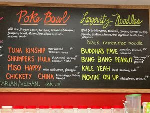 New menu items
**proteins can be moved to other options if needed to accommodate vegan/gf/etc at The Juice Hive  in Bluffton