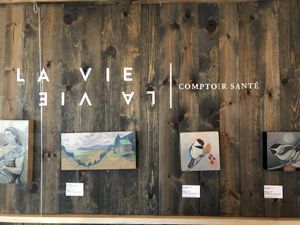 Inside at La Vie La Vie Comptoir Sante in Saint-hyacinthe