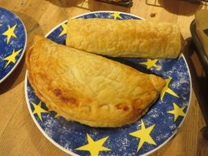Our speciality - delicious Pennine Pasties - lots of varieties, all vegan. at Haworth Wholefoods in Haworth