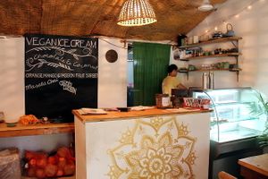 Zest desk.  at Zest in Palolem