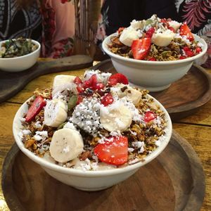 Smoothiebowls  at Zest in Palolem