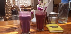 Vegan smothies at Zest in Palolem