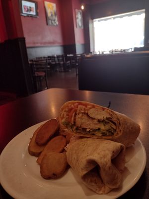 Buffalo Ficken wrap at Hell's Kitchen in Norfolk