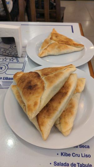 Esfiha de vegetais at Rotisseria Sirio Libanesa in Rio De Janeiro