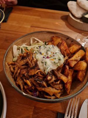 Pilz Gyros at Zwei und Zwanzig in Geisenheim