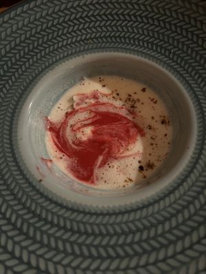 Suppe des Halloween Menüs  at Zwei und Zwanzig in Geisenheim