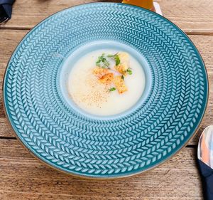 Asparagus starter  at Zwei und Zwanzig in Geisenheim