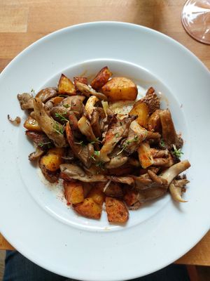 Pilzgyros at Zwei und Zwanzig in Geisenheim