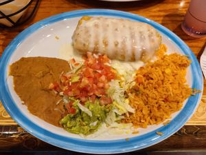 Vegan chimichanga grande at Cocina de Carlos in Perrysburg