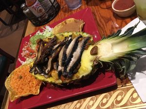 Vegan Pineapple dish at Cocina de Carlos in Perrysburg