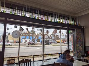 Inside at Black Kite Coffee and Pies in Toledo