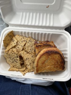 Hearth Sandwich with Chips (Special). at Firefly Cafe and Outpost in Boyertown