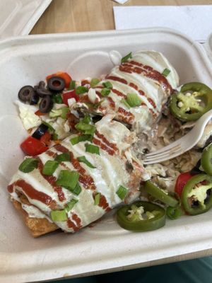 Crispy burrito  at Umeke Market in Honolulu