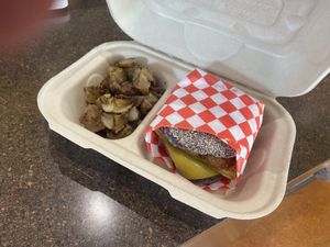 Breakfast sandwich  at Umeke Market in Honolulu