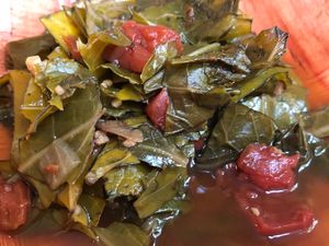 Collard greens at Umeke Market in Honolulu