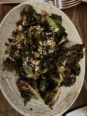 Crispy Brussels sprouts   at Oyamel in Washington