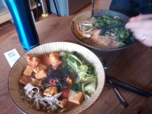 bowls at Love Vegetables in Taipei