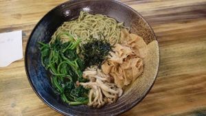 food plate at Love Vegetables in Taipei