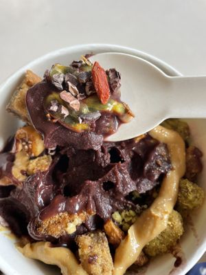 Definitely add their homemade cookies, peanut butter, pistachio and caramelized walnuts   at goje in Yarraville