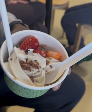 New mint chocolate flavour   at goje in Yarraville