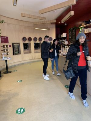 Inside during Covid at goje in Yarraville