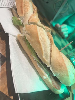 Bocadillo de falafel  at K2 in Bilbao