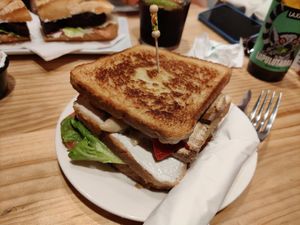 Sandwich vegetal at K2 in Bilbao