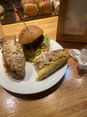 Pintxos veg  at K2 in Bilbao