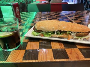 Brood met falafel  at K2 in Bilbao