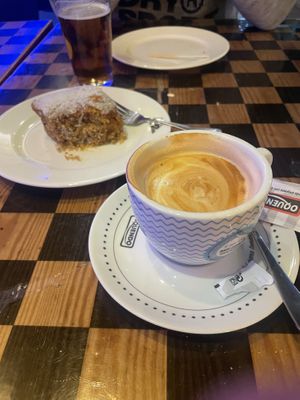 Carrot cake + coffee   at K2 in Bilbao