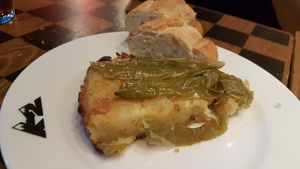 Amazing pintxo de tortilla at K2 in Bilbao