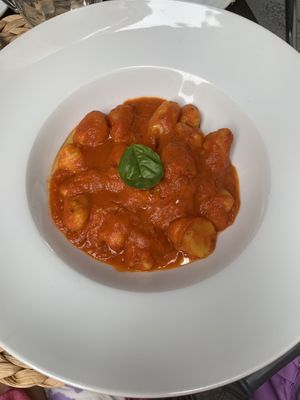 Pumpkin gnocchi  at San Andrea  in Gran Canaria