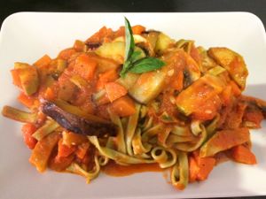 Vegan Pasta.
 at San Andrea  in Gran Canaria