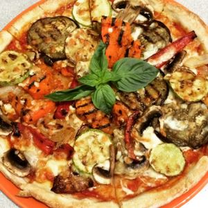 We LOVE veggies! If you love them too, do not miss out our Pizza with grilled veggies! Vegan suitable!  at San Andrea  in Gran Canaria