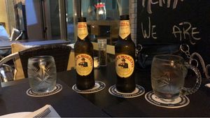 vegan beer at San Andrea  in Gran Canaria