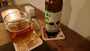 Local beer at San Andrea  in Gran Canaria